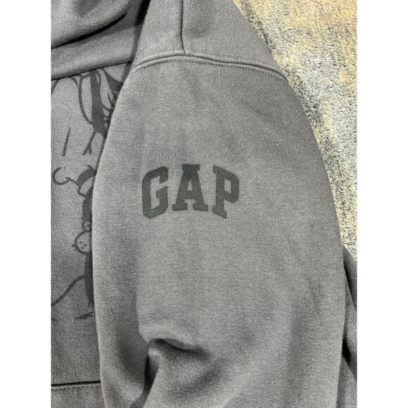 GAP Kids Size XXL 14/16 Disney Relaxed Graphic Hoodie! Dark Gray! Mickey Pluto - Picture 6 of 9